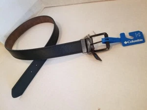Columbia Men's Reversible Leather Belt Black Brown - Size Medium (34-36) - NWT - Picture 1 of 4