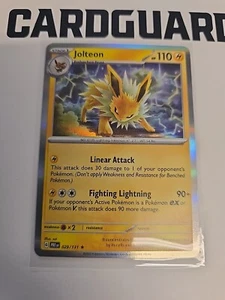 Pokémon TCG Jolteon 029/131 Prismatic Evolutions Holo Rare - Picture 1 of 4