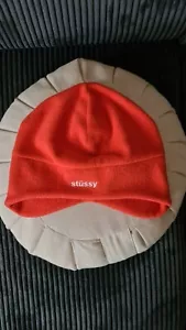 Original Stüssy Fleece Beanie - NEU! - Farbe: Rot - Bild 1 von 2