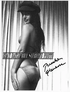 BRINKE STEVENS AUTOGRAFIADO BILLETE ESTERLINA FOTO BS BIKINI 009 - Imagen 1 de 2