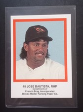 1989 French Baltimore Orioles Jose Bautista #48