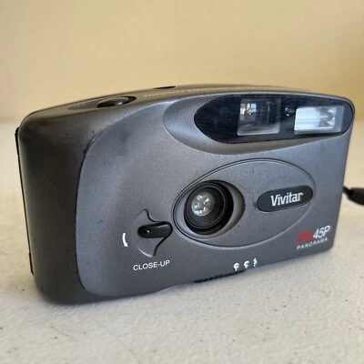 VIVITAR PS45P PANORAMA - POINT & SHOOT FILM CAMERA TESTED! Fully Functional - Image 1 of 4