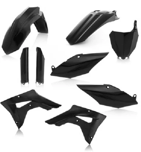 Acerbis Plastic Kit Set Black Honda CRF450RX 2017 2018 - Image 1 of 1