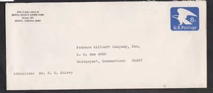 USA ADVERTISING COVER BRISTOL DOOR & LUMBER OF VA TO BRIDGEPORT CT - Picture 1 of 1
