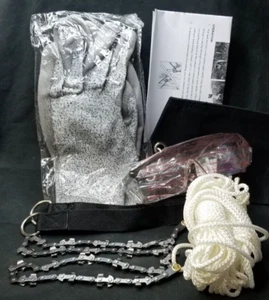 Kotto 28 Zoll Taschen-Kettensäge mit Schutzbrille & Handschuh - Bild 1 von 9