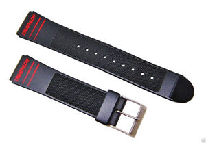 19mm Timex Triathlon Black Replacement Watch band / Strap Sport Collection