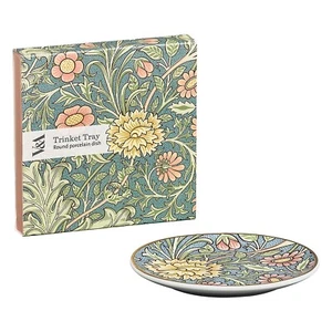 V&A - Double Bough Print Round Porcelain Trinket Tray/Dish in Presentation Box - Picture 1 of 3