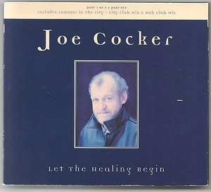 JOE COCKER LET THE HEALING BEGIN + LIVE TRACKS 2CD SINGLE SET IN DIGIPAK 1994 - Picture 1 of 1