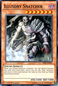 Illusory Snatcher SR01-EN016 Common X 1 N/MINT YUGIOH Effect Monster - Picture 1 of 1