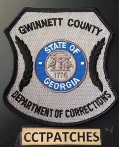 GWINNETT COUNTY, GEORGIA DEPARTMENT OF CORRECTIONS SCHULTERAUFNÄHER GA - Bild 1 von 2