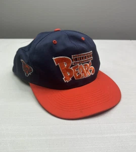 VINTAGE New Chicago Bears SnapBack Hat Cap 1980s NFL ANNCO Professional Model - Picture 1 of 6