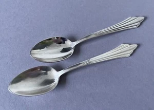 WMF compartimentos decoración patrón de compartimentos * 2 cucharaditas * plata 90 / plateado 12,7 cm - Imagen 1 de 3