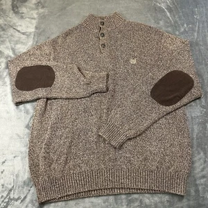 Chaps Pullover Herren Extra Large Braun Strickpullover Sweatshirt Freizeit Ellenbogenschützer - Bild 1 von 11