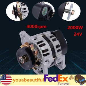 Generador síncrono de imán permanente 2000 W carga alternador CC bajas rpm - Imagen 1 de 22