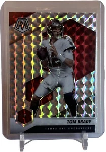 2021 Panini Mosaic Mosaic Prizm Tom Brady Tampa Bay Buccaneers Card #186 mit Top - Bild 1 von 5