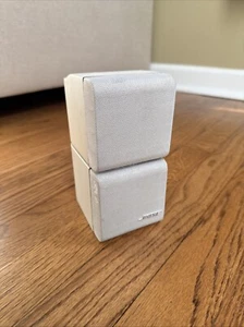 Bose Acoustimass Lifestyle Double White Cube Speaker - Picture 1 of 5