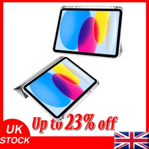 For iPad CASE COVER Smart iPad 10.9 10th Generation with Pencil Holder NEW - Picture 1 of 21