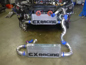 CX Front Mount Intercooler Pipe Kit For 2015-2021 Subaru WRX FA20DIT Turbo Black - Bild 1 von 9
