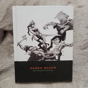 One Hundred Drawings By Daren Bader SIGNED First Edition 2012 Hardcover Artwork - Bild 1 von 4
