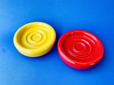 ???? set 2 svuota tasche vintage ceramica Orig SICART design Pino Spagnolo 1970