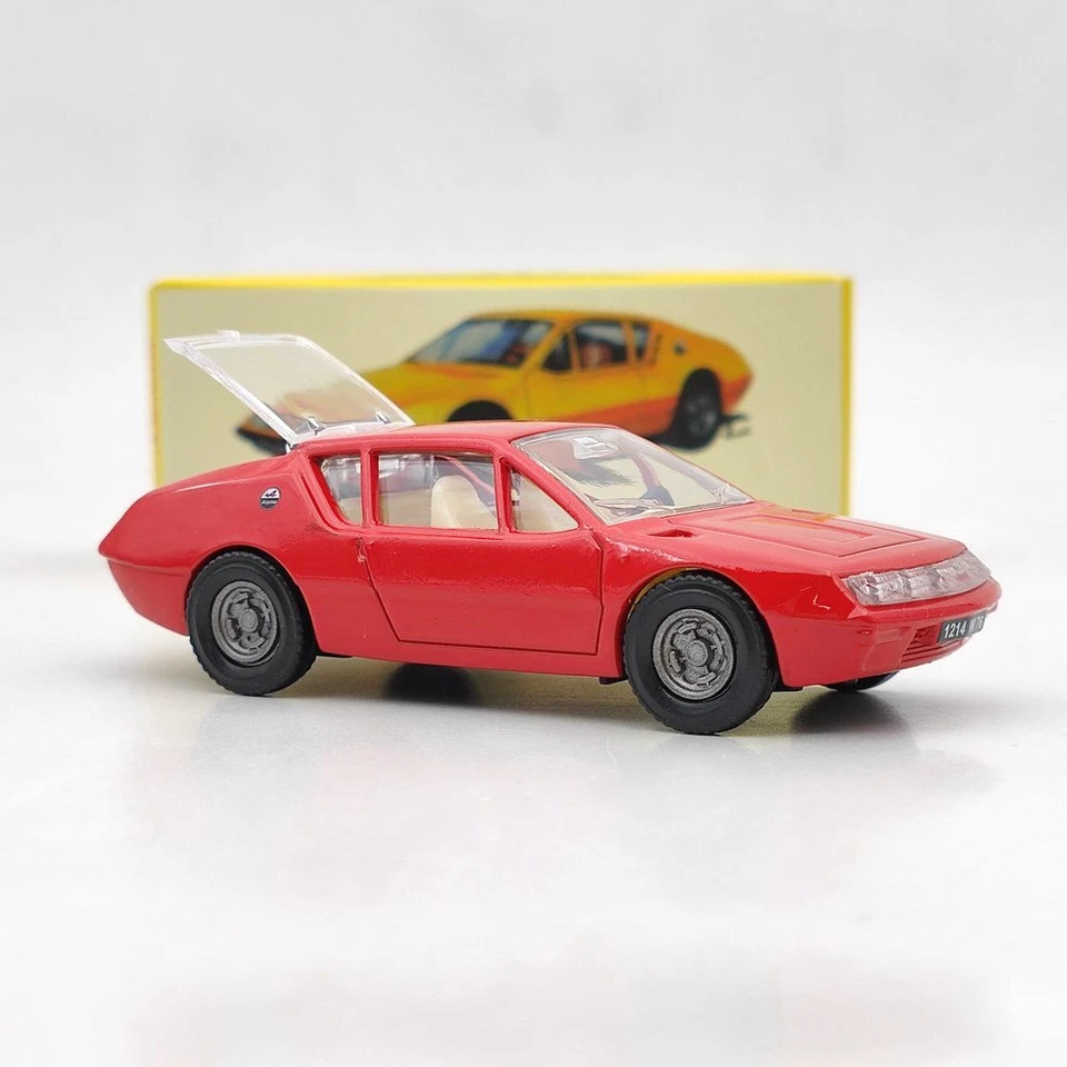 1:43 Atlas Dinky toys 1411 ALPINE RENAULT A310 Red Diecast Models Collection - Immagine 1 di 4