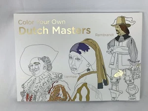 Dutch Masters adult coloring books NEW Harper design ART Color By Number - Picture 1 of 9