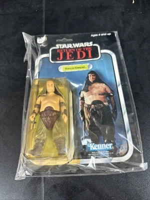 Star Wars El Retorno del Jedi Rancor Keeper Kenner 1983 Sin perforar Sin usar, en caja 77-Atrás Y Foto 1 de 4