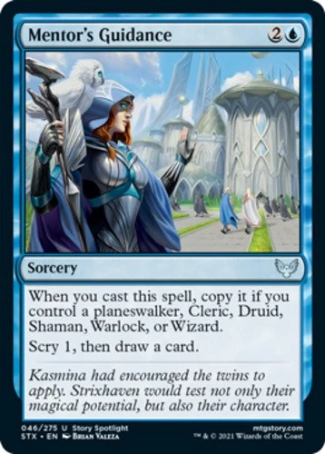 x1 Mentor's Guidance - Strixhaven: School of Mages - NM - MTG - Image 1 of 1
