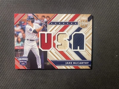 Jake McCarthy 2018 Elite Extra Edition USA Relic SP /99 - Image 1 of 2