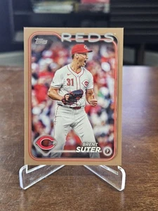 2024 Topps Update Series - Brent Suter #US78 Gold /2024 Reds - Picture 1 of 2
