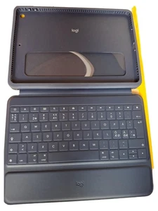 Logitech Slim Folio Tastaturhülle iPad QWERTZ Grau Wireless Tablet - Bild 1 von 5