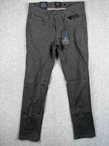 Ben Sherman Pants Mens 30x30 Dark Gray Slim Fit Stretch Casual Cotton Blend New - Picture 1 of 11