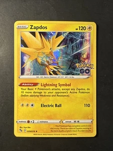 Juego Pokemon Go 2022 Nintendo Holograma Holográfico Raro Zapdos 29/78 - Imagen 1 de 2