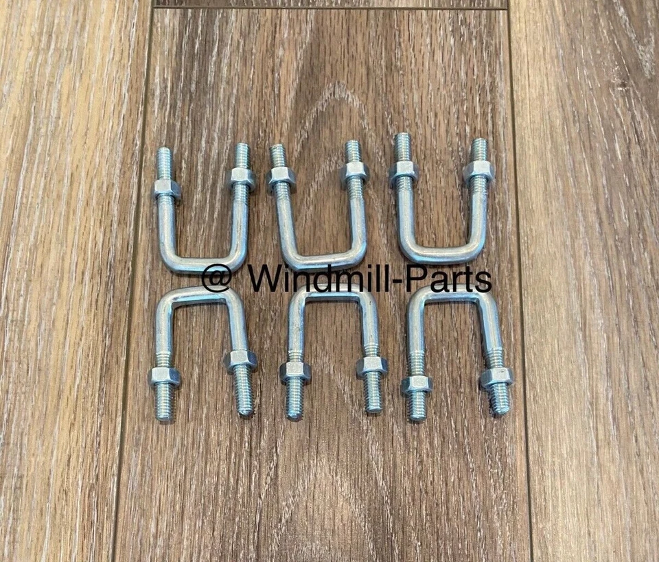 WINDMILL-PARTS.COM 8ft Aermotor Windmill A-602 Spoke Clamp U-Bolt, one or more U-Bolts, NEW A48