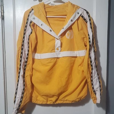 Victoria Secret VS ROSA Amarillo Rompevientos Sudadera con Capucha Chaqueta S con Bolsillo De Colección  Foto 1 de 4