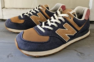 New Balance Mens Size 12.0 D Denim Red Tan Sneaker Shoes M1574DN2 - Picture 1 of 19