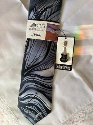 Corbata Jerry Garcia - Negra/Gris Abstracta Edición Coleccionista "Riptide" Nueva con Etiquetas Foto 1 de 4