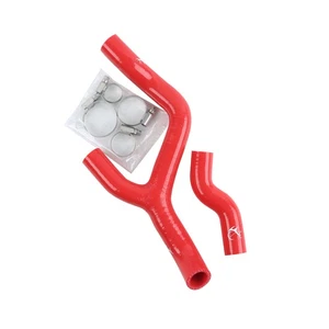 Red Coolant Radiator Hose Tube Kit Fit For KTM 350 SX-F 350SXF 2011-2012 - Picture 1 of 3