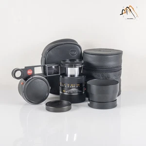 Leica Macro-Elmar-M 90mm/F4.0 Black with goggle adapter #11457 - Picture 1 of 12