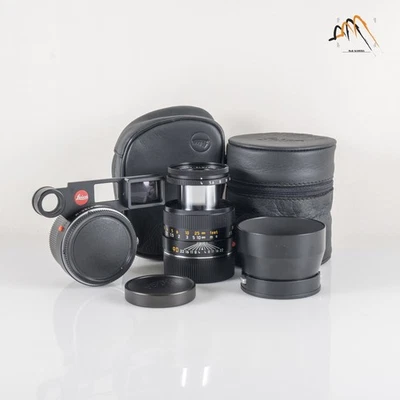 Leica Macro-Elmar-M 90mm/F4.0 Black with goggle adapter #11457 - Image 1 of 4