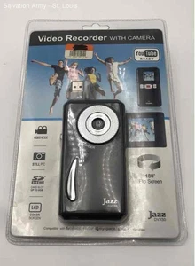 Jazz DVX50 Black Silver 180° Flip Screen LCD Color Screen Compact Video Recorder - Picture 1 of 7