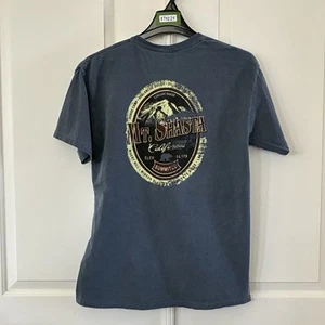 Mt Shasta Summit Californai Shirt Erwachsene Large blau grau Wandern Outdoor Herren - Bild 1 von 5