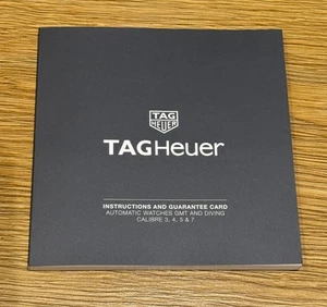 Original Tag Heuer Automatik GMT Taucheruhren Anleitung Handbuch Booklet 2018 - Bild 1 von 3