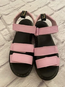 Sandalias Dr Martens para mujer de cuero rosa con tiras talla 6 - Imagen 1 de 6