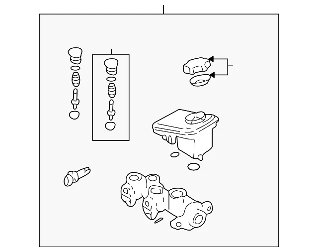 Cilindro maestro GM 19209210 genuino Foto 1 de 2