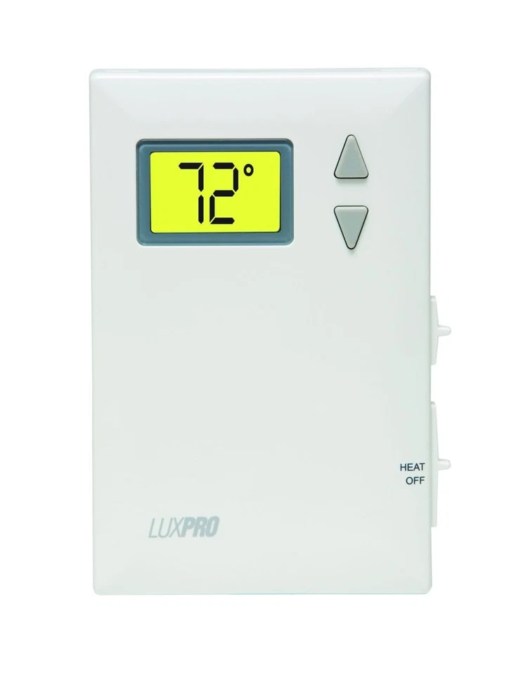 Lux PSD010B 24 V Battery Powered Digital Heat Thermostat