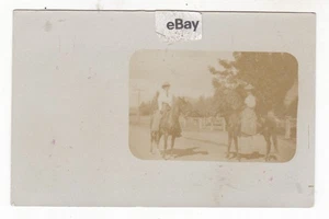 c1907 RPPC HOTCHKISS COLORADO QUARTER REITEN VINTAGE POSTKARTE CO! - Bild 1 von 3