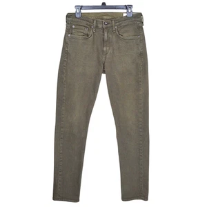 Pantalones de mezclilla Rag & Bone para hombre 30x32 (30x31) verde musgo oscuro calce 2 ajustados rectos EE. UU. - Imagen 1 de 11