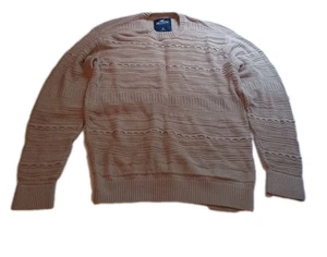Beige Hollister California dicker Pullover XS Herren Pulli - Bild 1 von 6