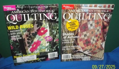 Lot o 5 Vintage Quilting Magazines Patchwork Quilts,BHG Am Patchwork & Quilting - Image 1 of 4